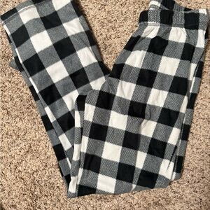 Black and White Plaid Pants